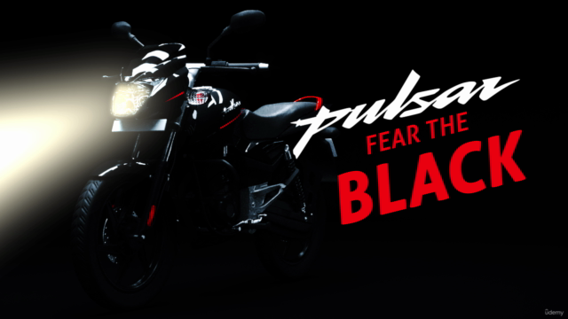 Hard Surface Vehicle Modeling Bajaj Pulsar 3Ds Max+Corona – Screenshot 4