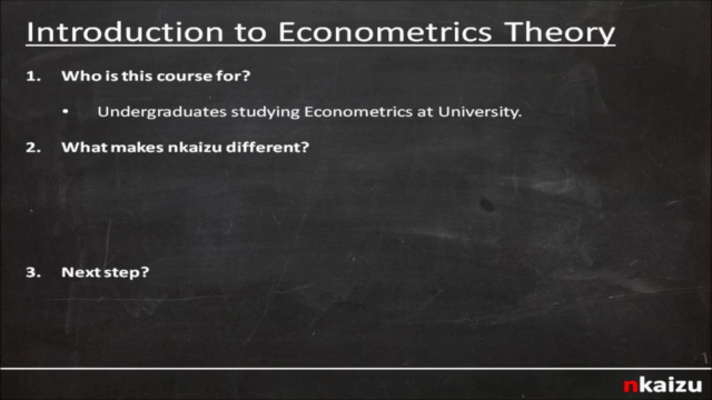 Explaining the Core Theories of Econometrics – Screenshot 1