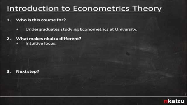 Explaining the Core Theories of Econometrics – Screenshot 2