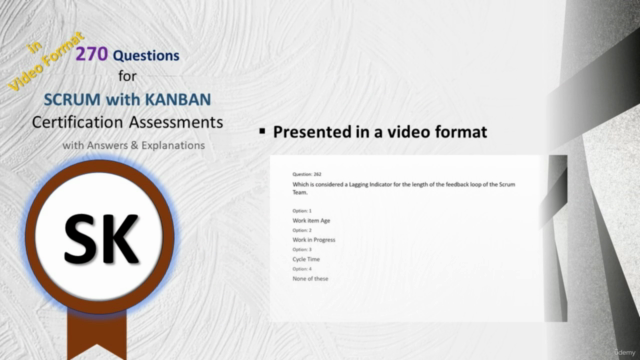 Scrum with Kanban Certification: 270 Questions, Explanations - Screenshot_01