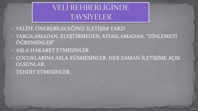 Rehberlik Kursu – Screenshot 3