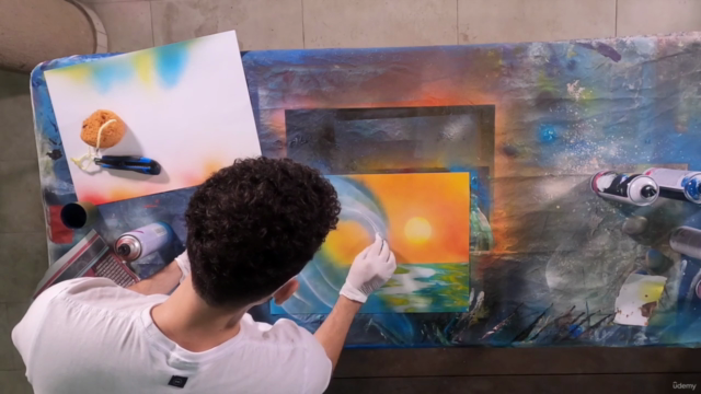 The Complete -Spray Paint Art- Course In The World for 2022 – Screenshot 3