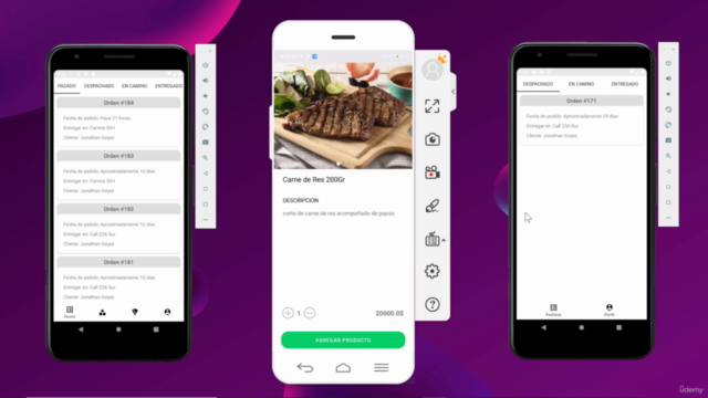 Kotlin: App Delivery con NodeJS, SQL, Mercado pago y Paypal – Screenshot 1