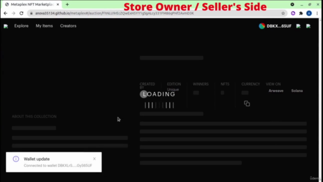 Create a Solana NFT Marketplace with Metaplex – Screenshot 3