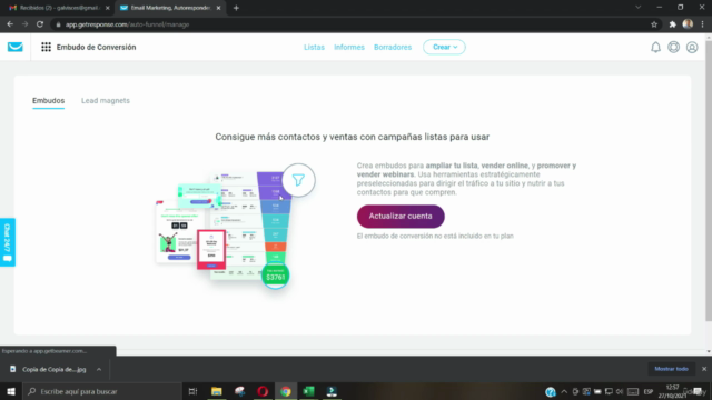 Éxito en el Marketing de Afiliados Con Get Response – Screenshot 1