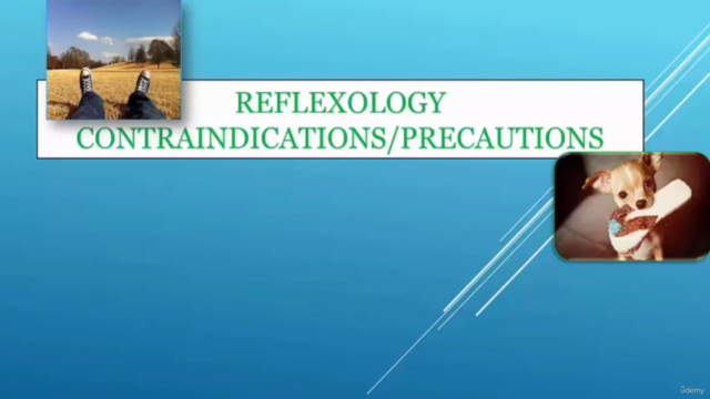 Reflexology/massage clinical contraindications & precautions – Screenshot 2