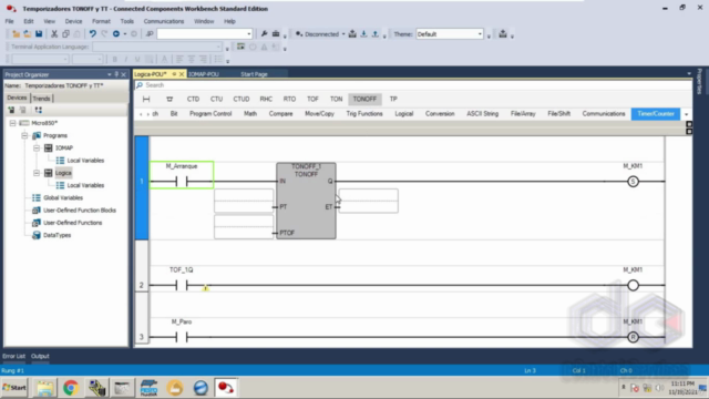 PLC Allen Bradley Micro800 con CCW como Experto. – Screenshot 2