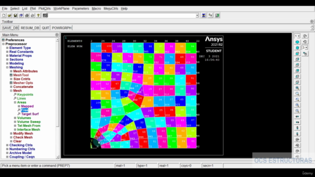 Análisis de Elementos Finitos con ANSYS – Screenshot 3
