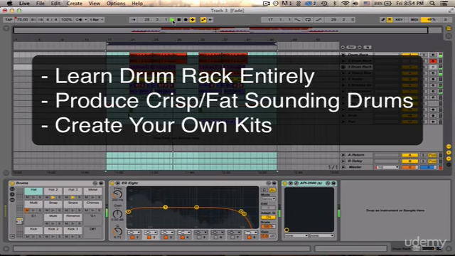 Producing Drums with Ableton Live and Drum Rack – Screenshot 2