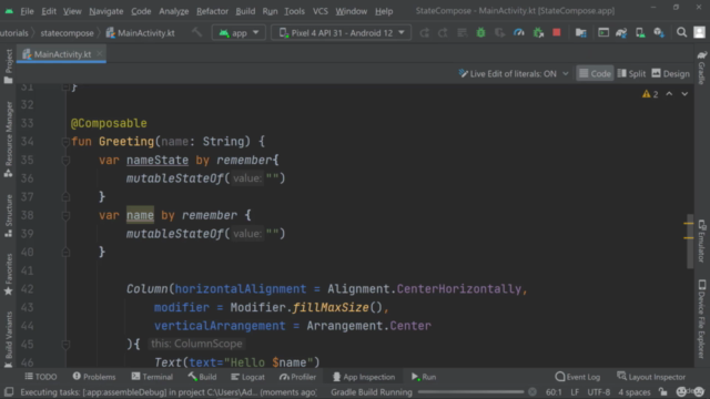 Android 12 Jetpack Compose Developer Course - From 0 To Hero – Screenshot 3