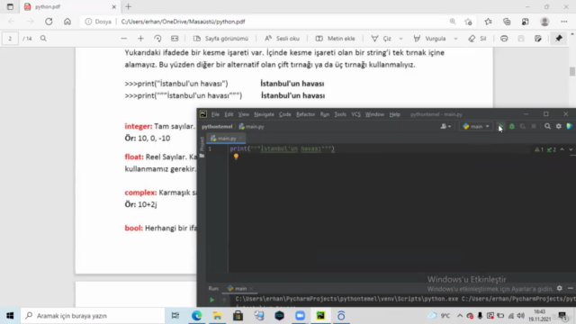 Python Programlama Temel Seviye – Screenshot 4