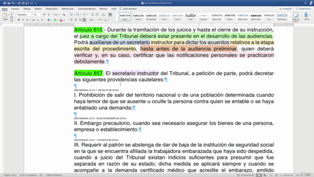 Preparación para Juez en materia Laboral (México) – Screenshot 1