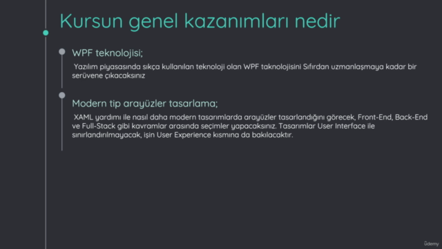 Uzman C# WPF eğitim seti – Screenshot 3