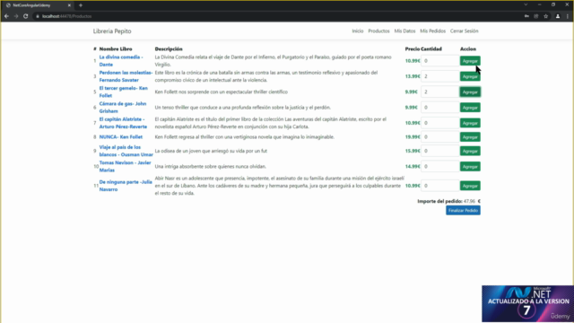 Como crear aplicaciones SPA: ANGULAR +.NET + SQL SERVER – Screenshot 1