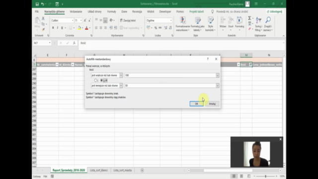 MS Excel - niestandardowe sortowanie i filtrowanie danych – Screenshot 2