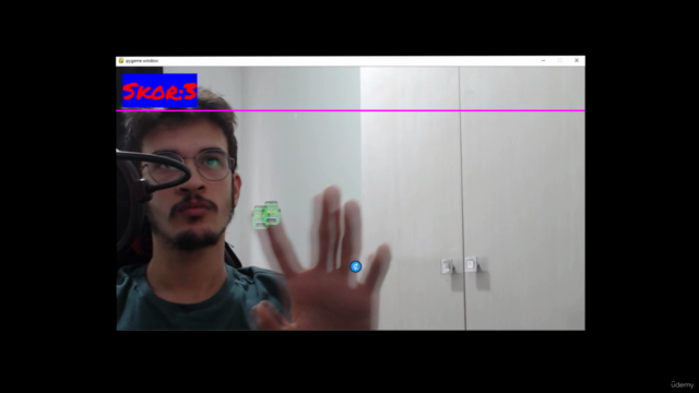 Python ile Bilgisayarlı Görü Oyun Geliştirme: Pygame, OpenCV – Screenshot 4