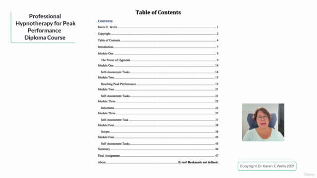 Professional Hypnotherapy Diploma For Peak Performance – Screenshot 3