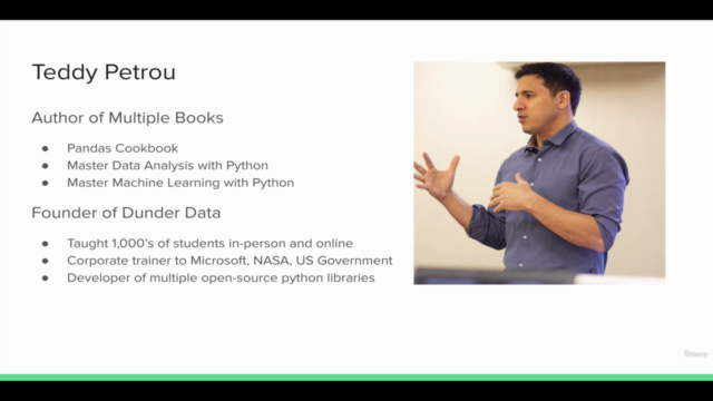 Master Data Analysis with Python - Intro to Pandas – Screenshot 1