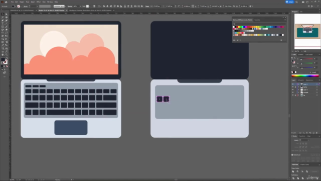 Illustrator - Opracowanie trzech różnych grafik od podstaw – Screenshot 1