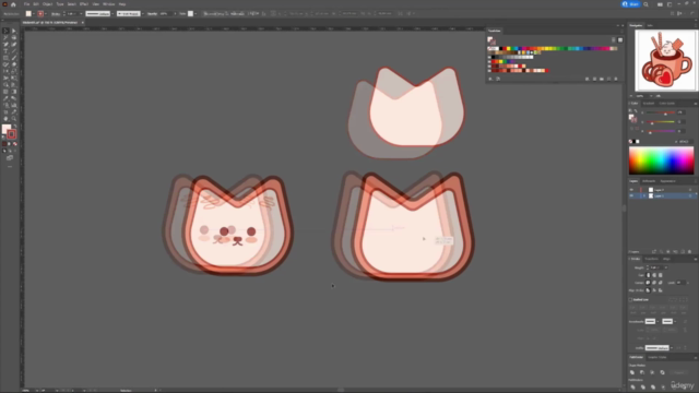 Illustrator - Opracowanie trzech różnych grafik od podstaw – Screenshot 2