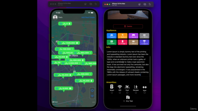 RealEstate App SwiftUI 4.0 iOS16 تطبيق عقاري – Screenshot 3