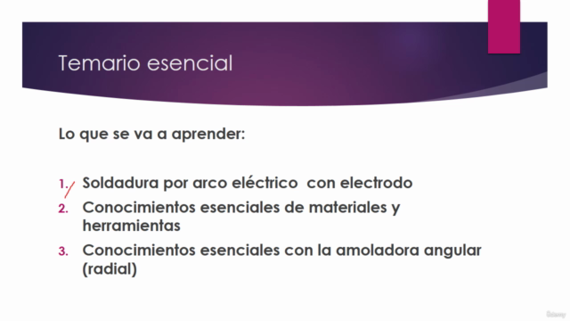 Curso básico de soldadura por arco eléctrico con electrodo - Screenshot_02