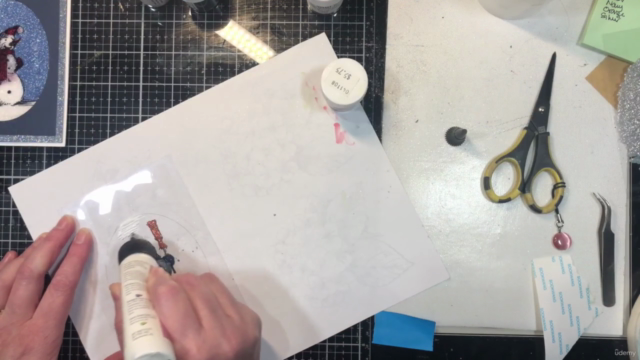 Glitter Techniques Card Class – Screenshot 4
