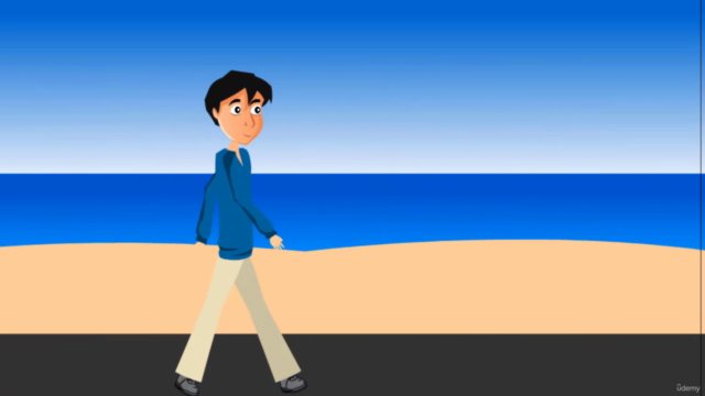 Introduction to Cartoon Walk cycle Animation: Adobe Animate – Screenshot 1