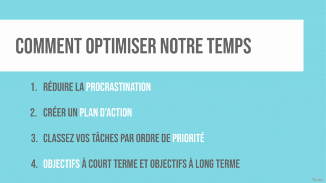 Gestion du temps, productivité & planification des objectifs – Screenshot 3