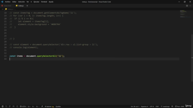 DOM - En JavaScript Moderno – Screenshot 3