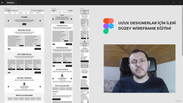 UI ve UX Tasarımcılar İçin Detaylı Wireframe Eğitimi [FİGMA] – Screenshot 1