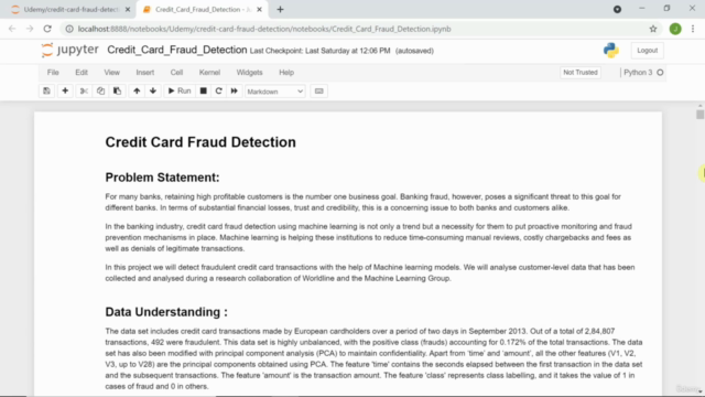 Data Science: Credit Card Fraud Detection - Model Building – Screenshot 4