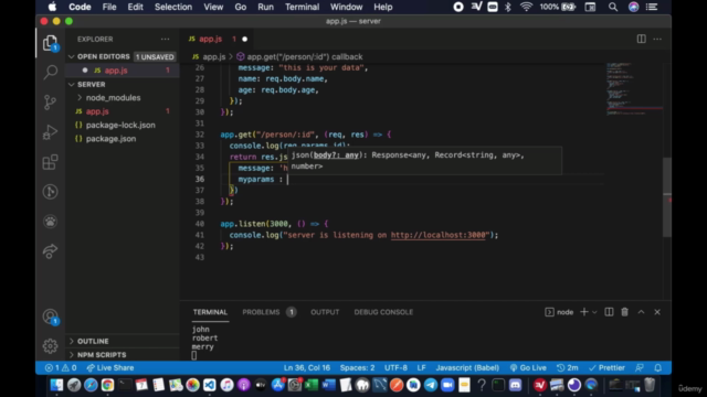 Express JS Fast Learn for Beginner – Screenshot 3