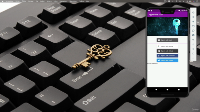 Flutter: Guide de l'authentification à Firebase – Screenshot 1