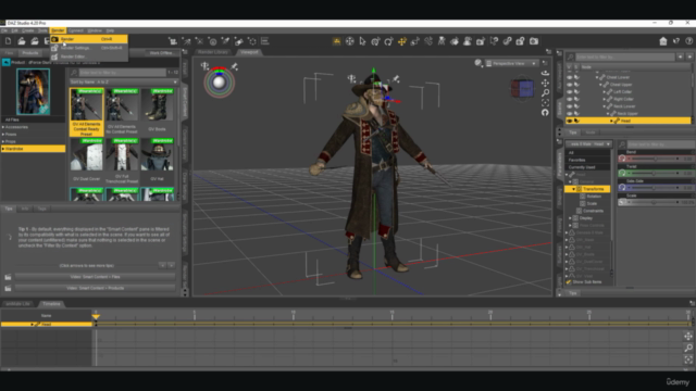 DAZ3D : Comment utiliser la 3D pour le dessin et la BD – Screenshot 4