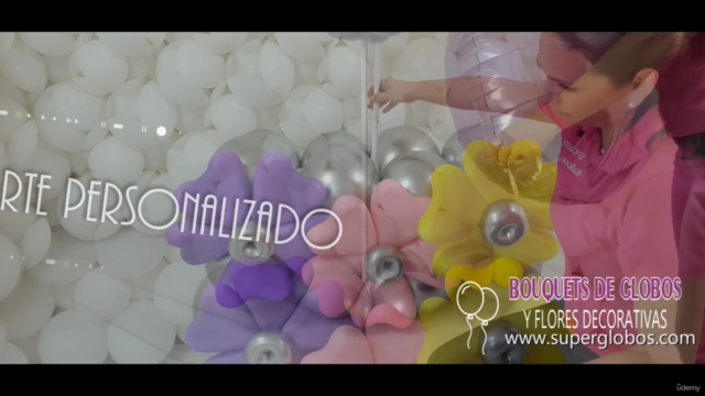 MasterClass Bouquets de Globos y Flores Decorativas – Screenshot 4
