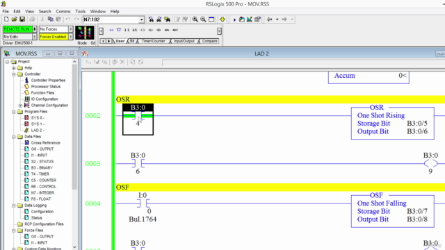 RSLogix500 Programação 1 – Screenshot 2
