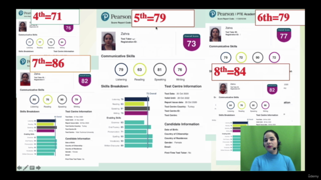 PTE academic test listening module – Screenshot 3