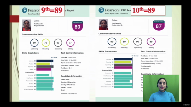 PTE academic test listening module – Screenshot 4