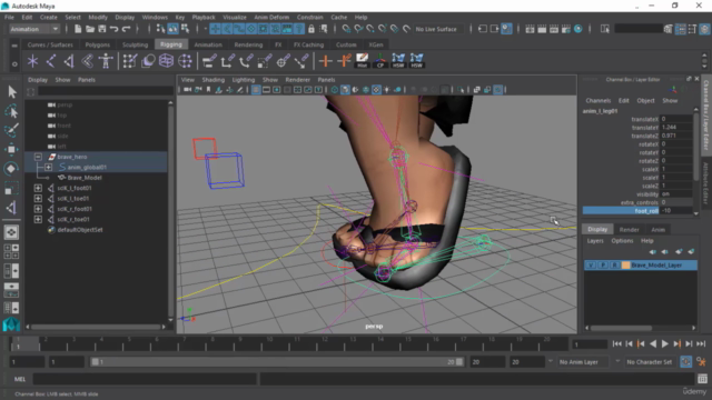 Game Character Rigging in Maya: The Complete Guide in 2024 – Screenshot 4
