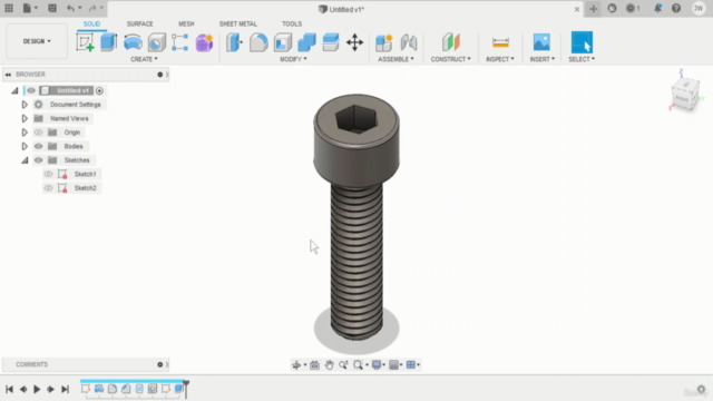Fusion 360 | Konstruktionsprojekte – Teil 1 – Screenshot 3