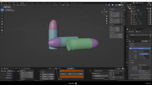 Kurs Blender - modelowanie 3D, poziom 1 – Screenshot 1