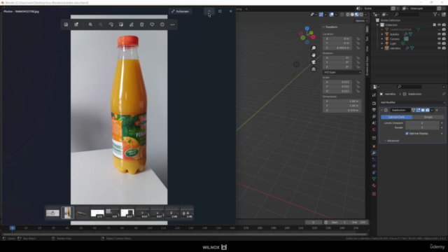 Kurs Blender - modelowanie 3D, poziom 1 – Screenshot 2