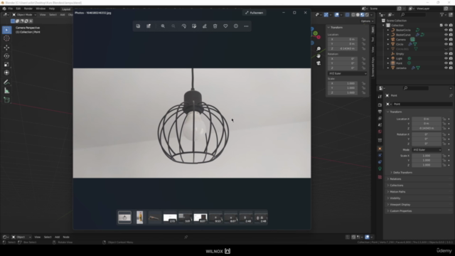 Kurs Blender - modelowanie 3D, poziom 1 – Screenshot 3
