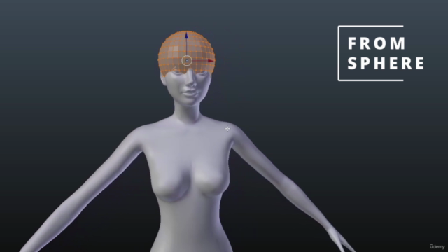 3D LONG HAIRSTYLES COURSE for Blender 2.79 – Screenshot 2