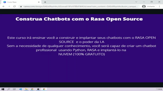 Crie chatbots com Rasa Open Source - curso em Português – Screenshot 3
