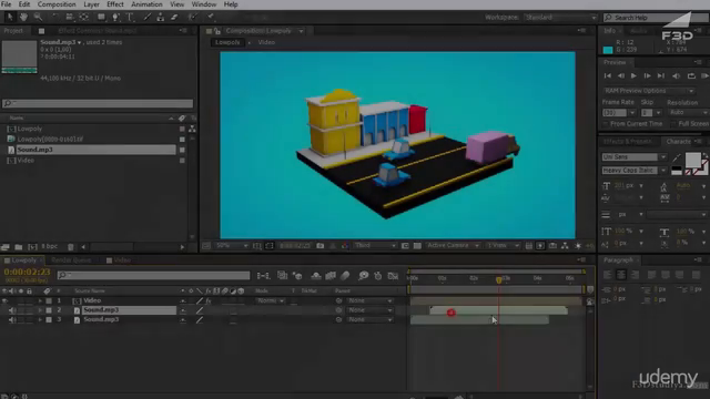 Low Poly modeling and animation in Cinema 4D – Screenshot 4
