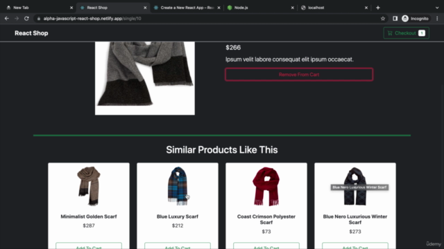 Modern React For Beginners | Redux + Router – Screenshot 2