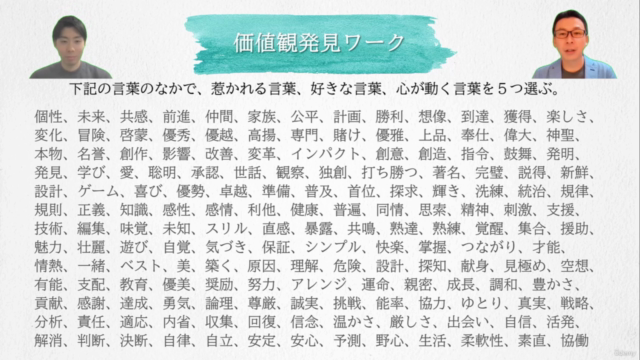 自分らしいキャリアを歩む ~5大テーマ(ビジョン・価値観・強み・人生の目的・仕事のパフォーマンス)でコーチング体験~ – Screenshot 1