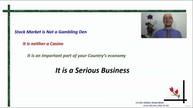Comprehensive Understanding of Stock Market as an Investment – Screenshot 1